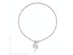 FJC Finejewelers Sterling Silver 10inch Solid Polished Palm Tree Anklet