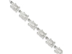 FJC Finejewelers Sterling Silver Turtles Bracelet
