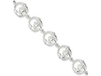 FJC Finejewelers Sterling Silver Claddagh Bracelet