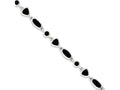 FJC Finejewelers Sterling Silver Onyx Bracelet