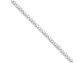 FJC Finejewelers Sterling Silver Fancy Byzantine Bracelet