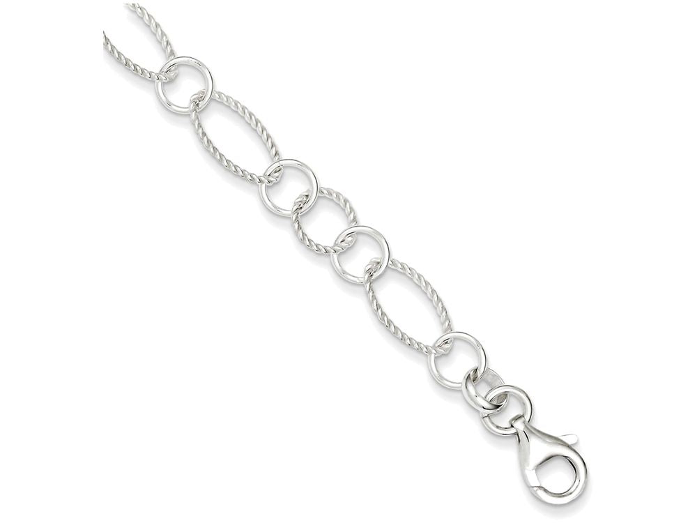 FJC Finejewelers Sterling Silver Fancy Link Bracelet