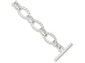 FJC Finejewelers Sterling Silver 7.75inch Polished Fancy Link Toggle Bracelet