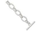 FJC Finejewelers Sterling Silver 7.75inch Polished Fancy Link Toggle Bracelet