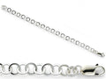 Amore LaVita Sterling Silver 7.5inch Fancy Link Bracelet 7.5 inches
