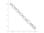 FJC Finejewelers Sterling Silver 7.5inch Fancy Link Bracelet