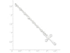 FJC Finejewelers Sterling Silver Polished Rosary Bracelet