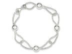 FJC Finejewelers Sterling Silver Fancy Bracelet