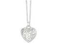 FJC Finejewelers Sterling Silver Heart Necklace