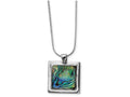 FJC Finejewelers Sterling Silver Abalone Pendant Necklace