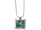 FJC Finejewelers Sterling Silver Abalone Pendant Necklace