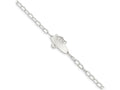 FJC Finejewelers Sterling Silver Polished Angel Baby Engraveable Id Bracelet