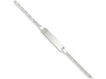FJC Finejewelers Sterling Silver Polished Engraveable Children's Id Bracelet