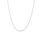 FJC Finejewelers Sterling Silver 1.5mm Fancy Beaded Chain Necklace