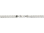 FJC Finejewelers 16 Inch Sterling Silver 4.5mm Close Link Flat Curb Chain Necklace