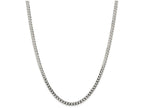 FJC Finejewelers 16 Inch Sterling Silver 4.5mm Close Link Flat Curb Chain Necklace