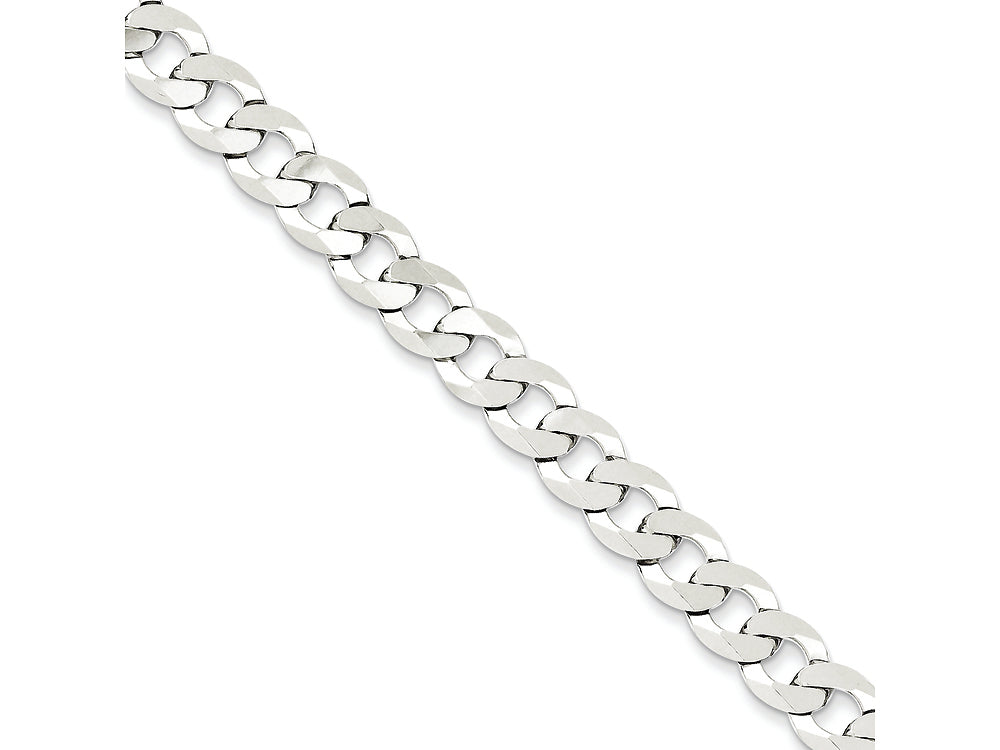 FJC Finejewelers 16 Inch Sterling Silver 6.8mm Close Link Flat Curb Chain Necklace