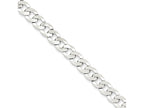 FJC Finejewelers 16 Inch Sterling Silver 6.8mm Close Link Flat Curb Chain Necklace