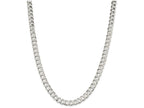 FJC Finejewelers 16 Inch Sterling Silver 8mm Close Link Flat Curb Chain Necklace