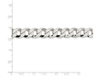 FJC Finejewelers 20 Inch Sterling Silver 11.75mm Close Link Flat Curb Chain Necklace
