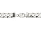 FJC Finejewelers 20 Inch Sterling Silver 11.75mm Close Link Flat Curb Chain Necklace