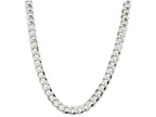 FJC Finejewelers 20 Inch Sterling Silver 11.75mm Close Link Flat Curb Chain Necklace
