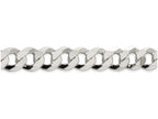 FJC Finejewelers 20 Inch Sterling Silver 14.5mm Close Link Flat Curb Chain Necklace