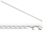 Amore LaVita™ Sterling Silver 3.2mm Open Link Charm Bracelet 8 inches