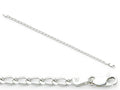 Amore LaVita™ Sterling Silver 4.3mm Open Link Charm Bracelet 8 inches