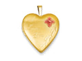 FJC Finejewelers 1/20 Gold Filled 20mm Enameled I Love You Heart Locket Necklace - Chain Included