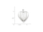 FJC Finejewelers Sterling Silver 20mm Hands Heart Locket Necklace