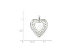FJC Finejewelers Sterling Silver 20mm D/c Heart Locket Necklace