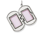 FJC Finejewelers Sterling Silver Celtic Border Rectangular Locket Necklace