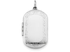 FJC Finejewelers Sterling Silver Celtic Border Rectangular Locket Necklace