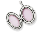 FJC Finejewelers Sterling Silver 16mm Polished Oval Locket Necklace