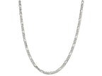 FJC Finejewelers 16 Inch Sterling Silver 4.5mm Polished Flat Figaro Chain Necklace