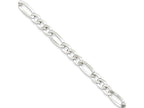 FJC Finejewelers 16 Inch Sterling Silver 5.5mm Polished Flat Figaro Chain Necklace