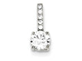 FJC Finejewelers Sterling Silver Cubic Zirconia Pendant Necklace - Chain Included