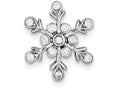 FJC Finejewelers Sterling Silver Cubic Zirconia Snowflake Pendant Necklace - Chain Included