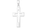 FJC Finejewelers Sterling Silver Cross Pendant Necklace - Chain Included