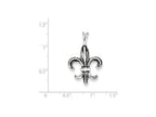 FJC Finejewelers Sterling Silver Fleur De Lis Charm