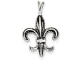 FJC Finejewelers Sterling Silver Fleur De Lis Charm