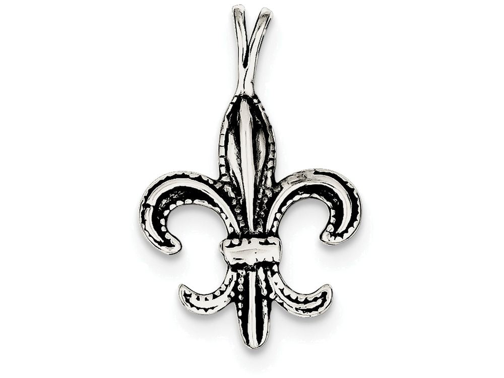 FJC Finejewelers Sterling Silver Fleur De Lis Charm