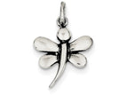 FJC Finejewelers Sterling Silver Antiqued Dragonfly Pendant Necklace - Chain Included