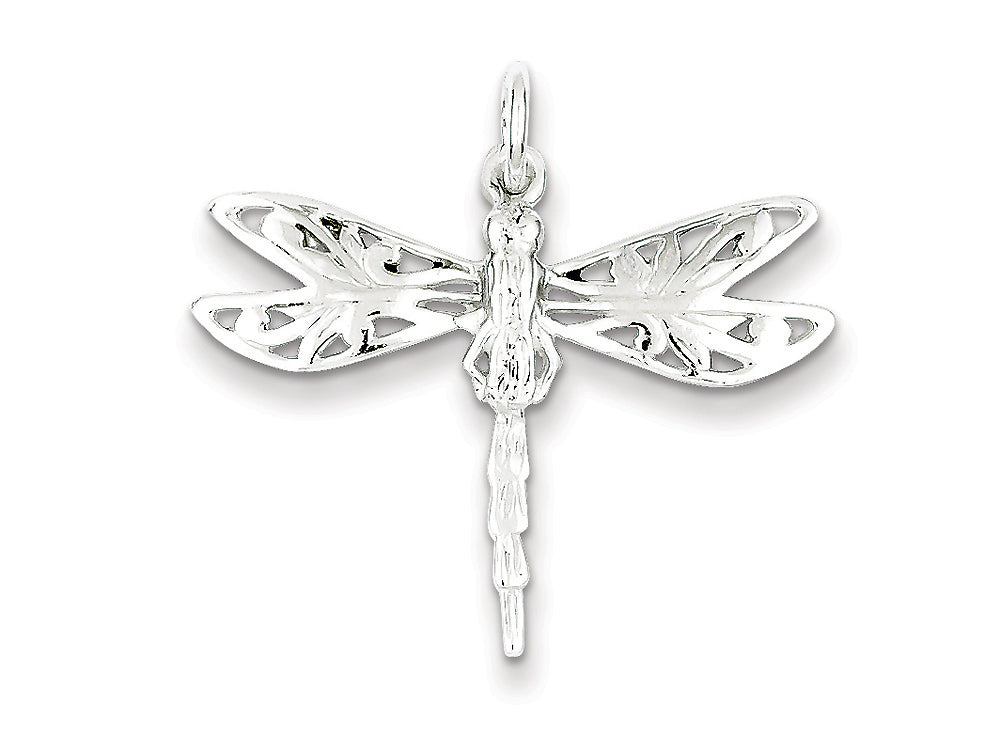 FJC Finejewelers Sterling Silver Dragonfly Charm