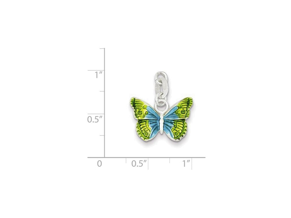 FJC Finejewelers Sterling Silver Enameled Charm