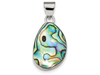 FJC Finejewelers Sterling Silver Abalone Pendant Necklace - Chain Included