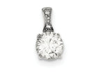 FJC Finejewelers Sterling Silver Cubic Zirconia Pendant Necklace - Chain Included