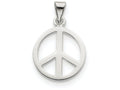 FJC Finejewelers Sterling Silver Peace Sign Pendant Necklace - Chain Included