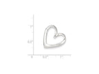 FJC Finejewelers Sterling Silver Heart Pendant Necklace - Chain Included